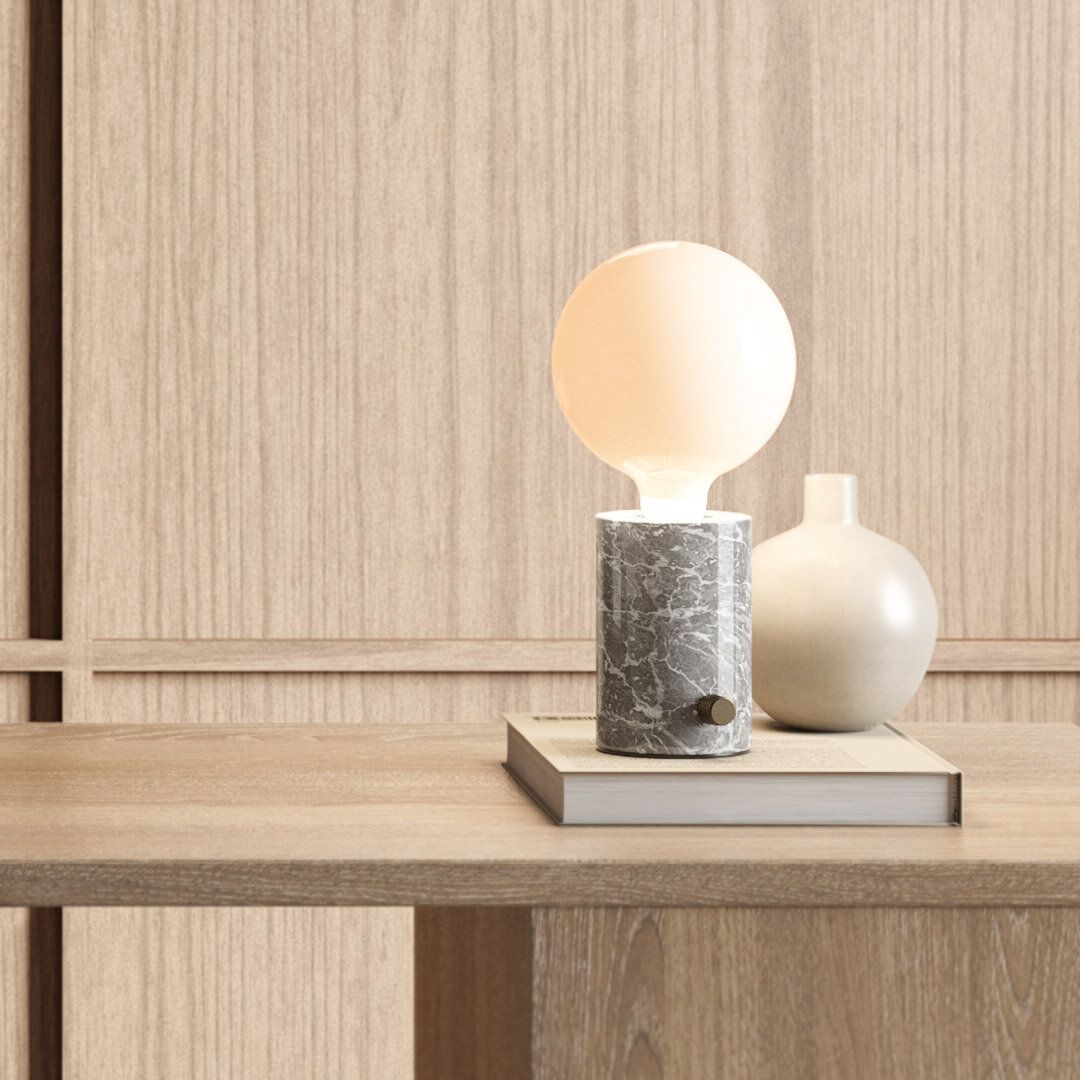 ORBIS Lamp White Marble