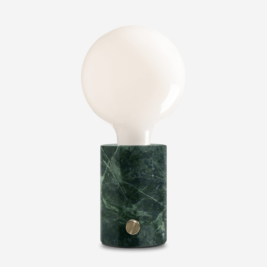 ORBIS Lamp Green Marble Milk